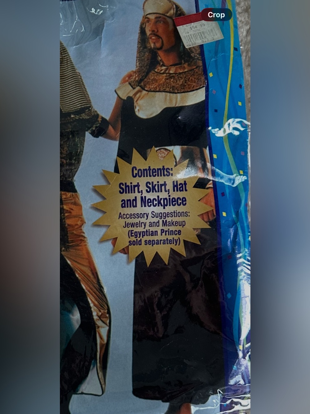 Funny Fashion USA Egyptian Prince Costume Retro